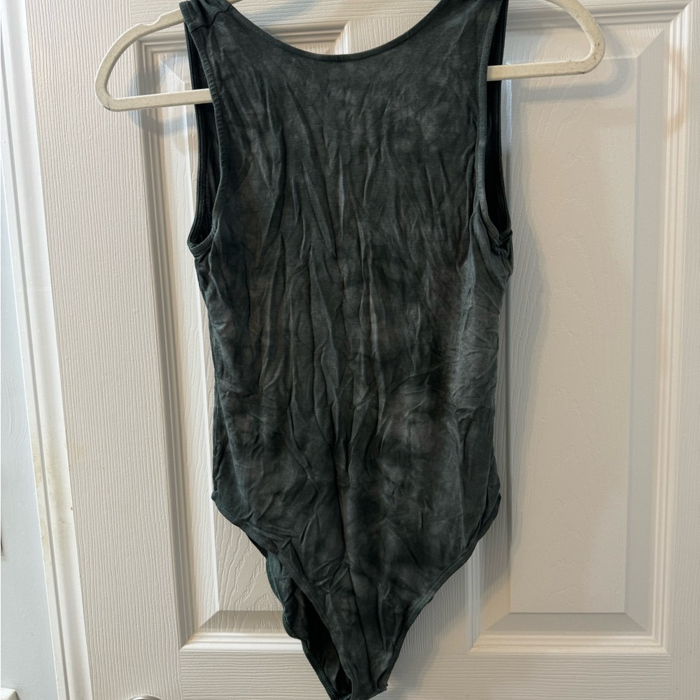 American Eagle Outfitters Dark Gray Bodysuit
